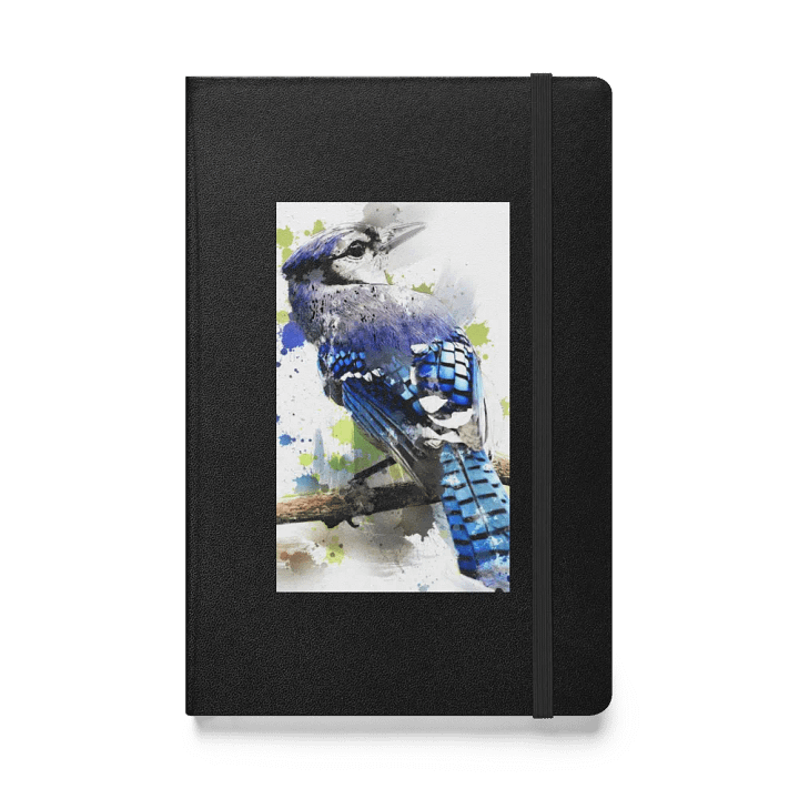 Vibrant Blue Jay Hardcover Notebook product image (1)
