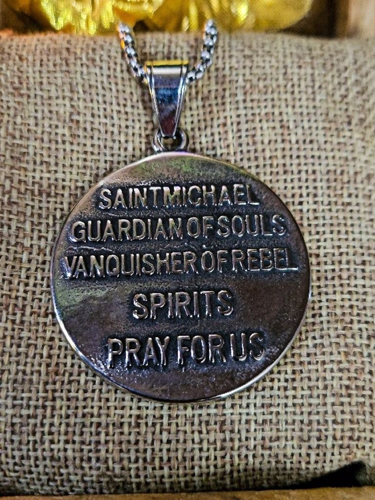 The Armored Kingdom Saint Michael Sword Necklace (Silver) product image (4)