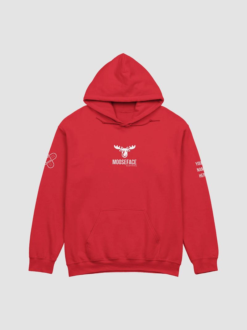 MooseFace Crest Bandaid Motivation Hoodie- Gildan