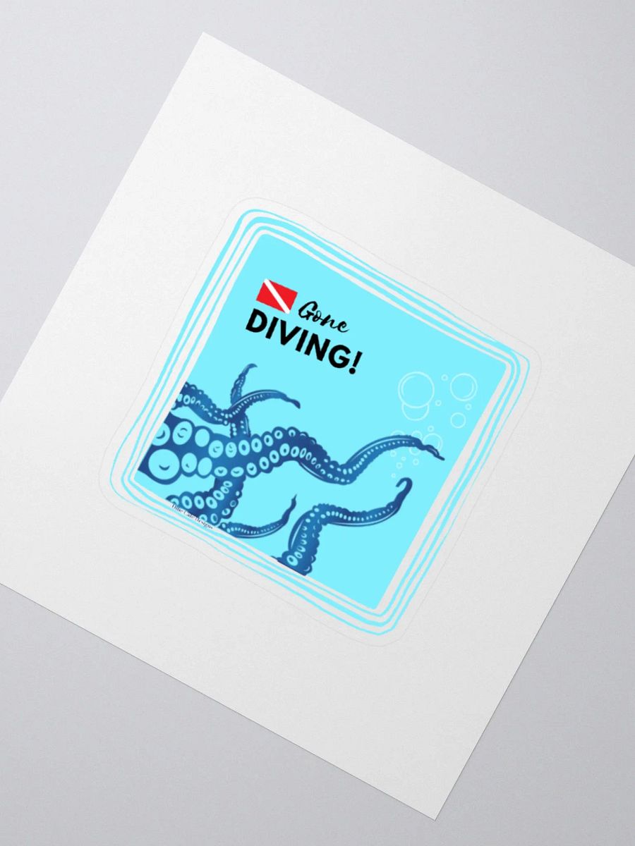 Gone Diving! Sticker product image (2)