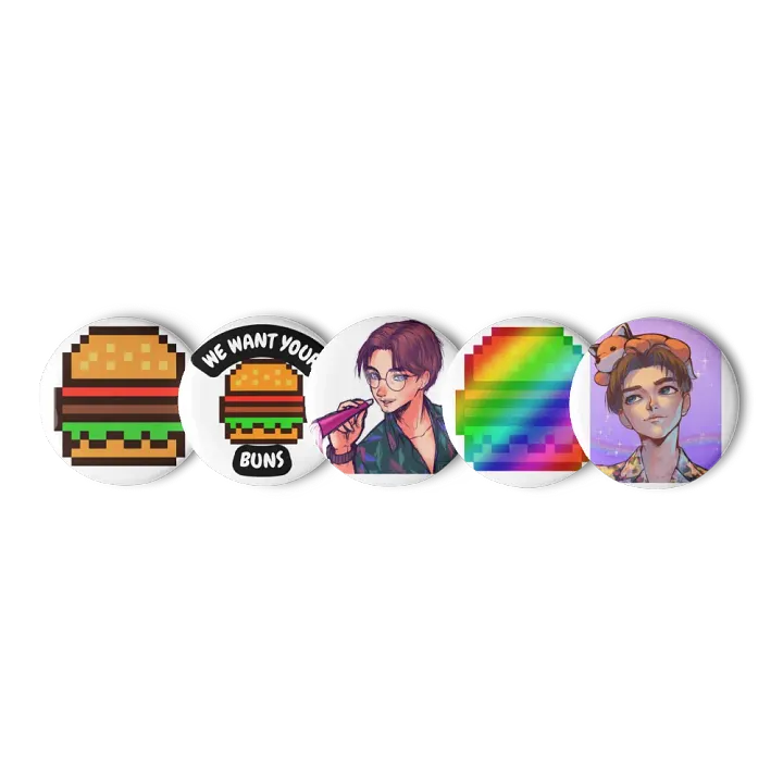 Griffy_Buns Button Collection product image (2)