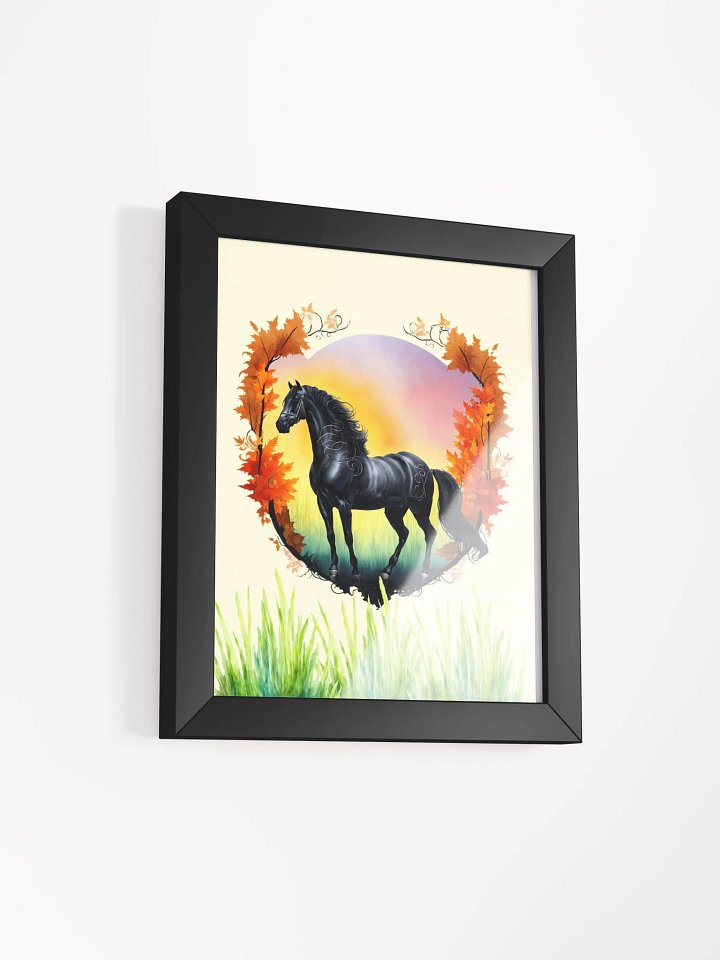 Sunrise Stallion with legendary Horse Framed Poster product image (7)