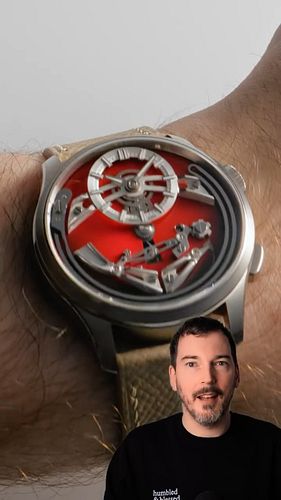 Perfect day in the UK to see this dial pop ☀️♥️

📸 Christopher Ward, Bel Canto “The Red One”

#christopherward #christopherwa...