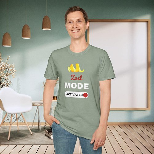 Zest Mode Activated T-Shirt: Fun Lemon Graphic Tee by CCICreativeStudio