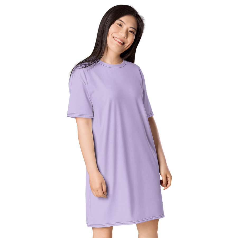 Oversized T-Shirt Dress - Ethereal Fog, Sizes 2XS-6XL product image (4)