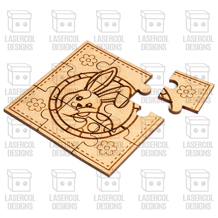 Easter Bunny Puzzles - Laser Cut Files product image (10)