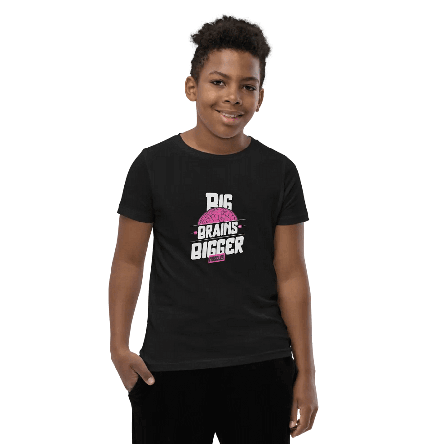 Big Brains Bigger Muscles Kids Shirt product image (10)