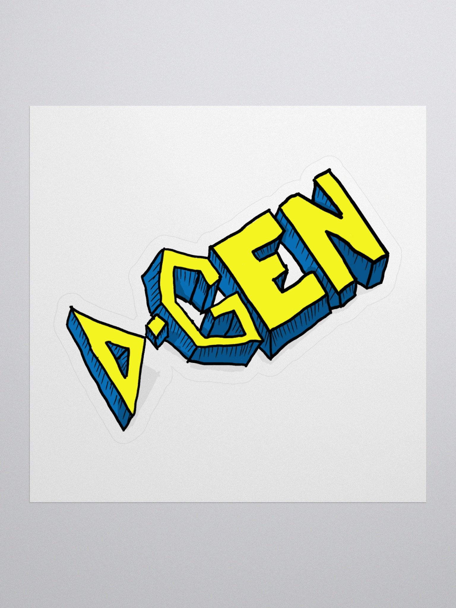 D-GEN sticker product image (1)