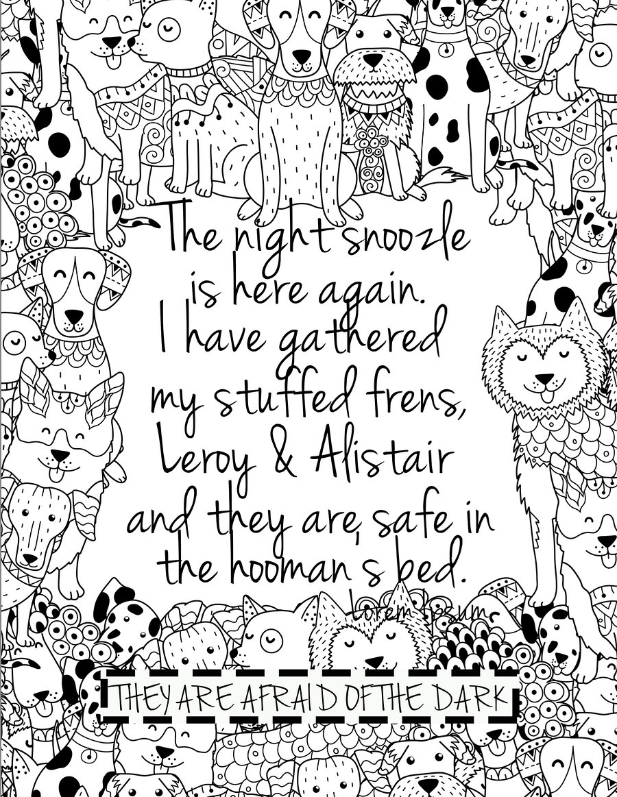 The Thoughts of My Swedish Vallhund: A Coloring Book product image (3)