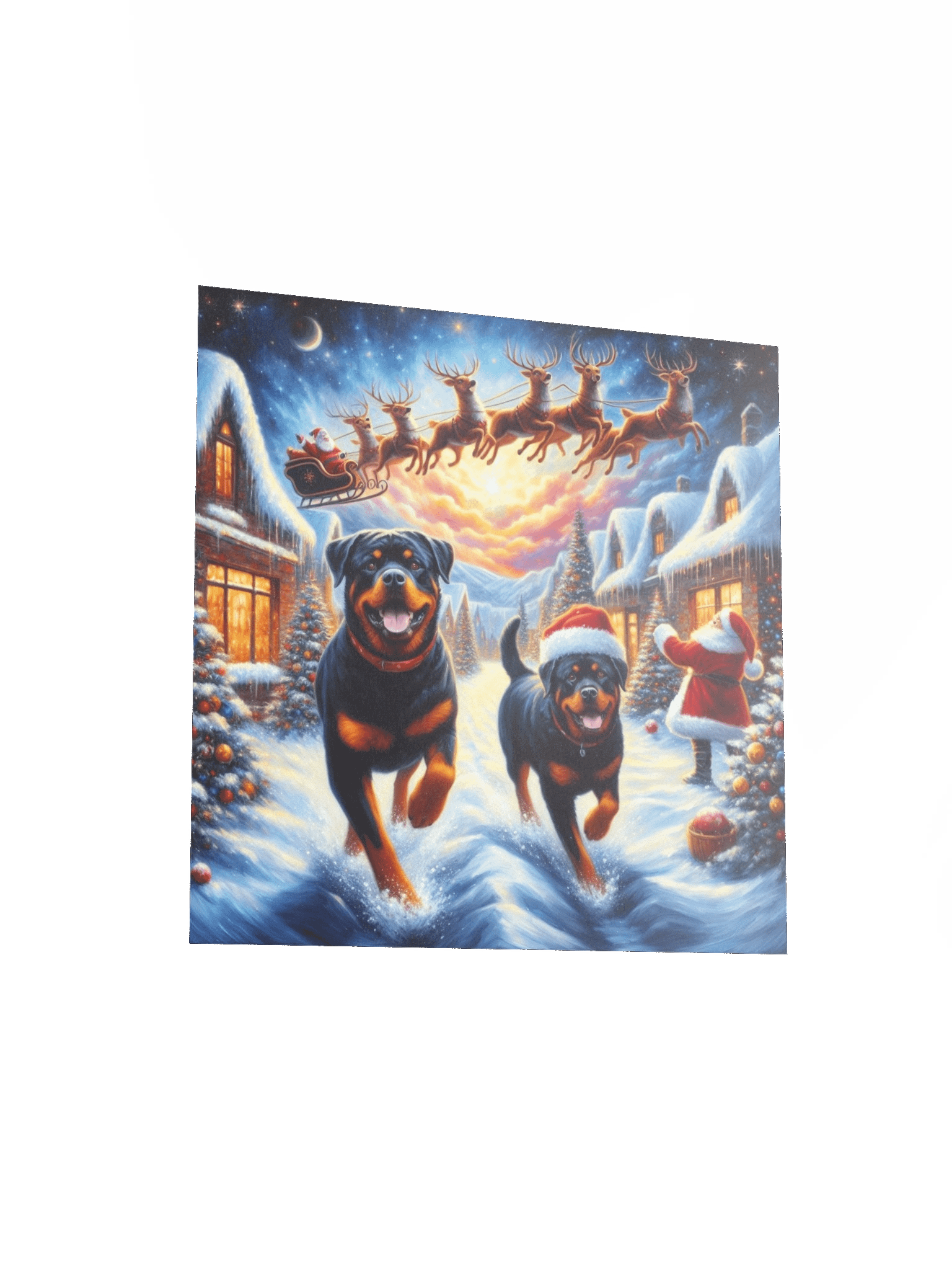 Christmas Magic Rottweiler Poster product image (12)