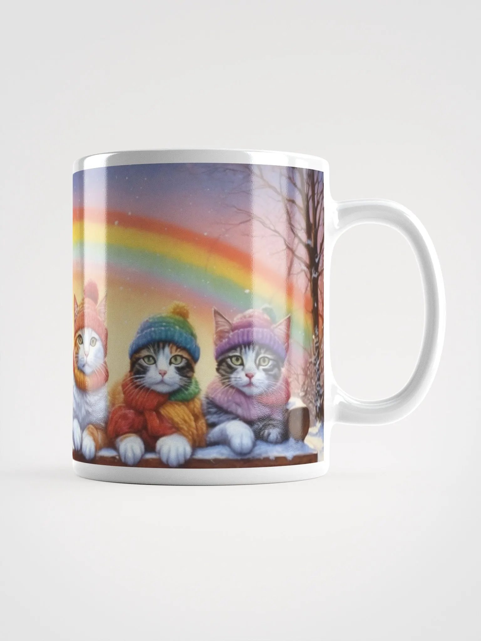 Rainbow and Cats Mug product image (1)