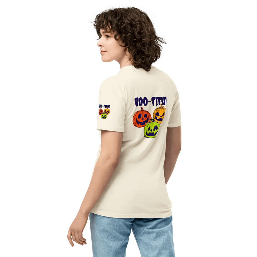 Boo-tiful Halloween Pumpkins Unisex T-Shirt product image (7)