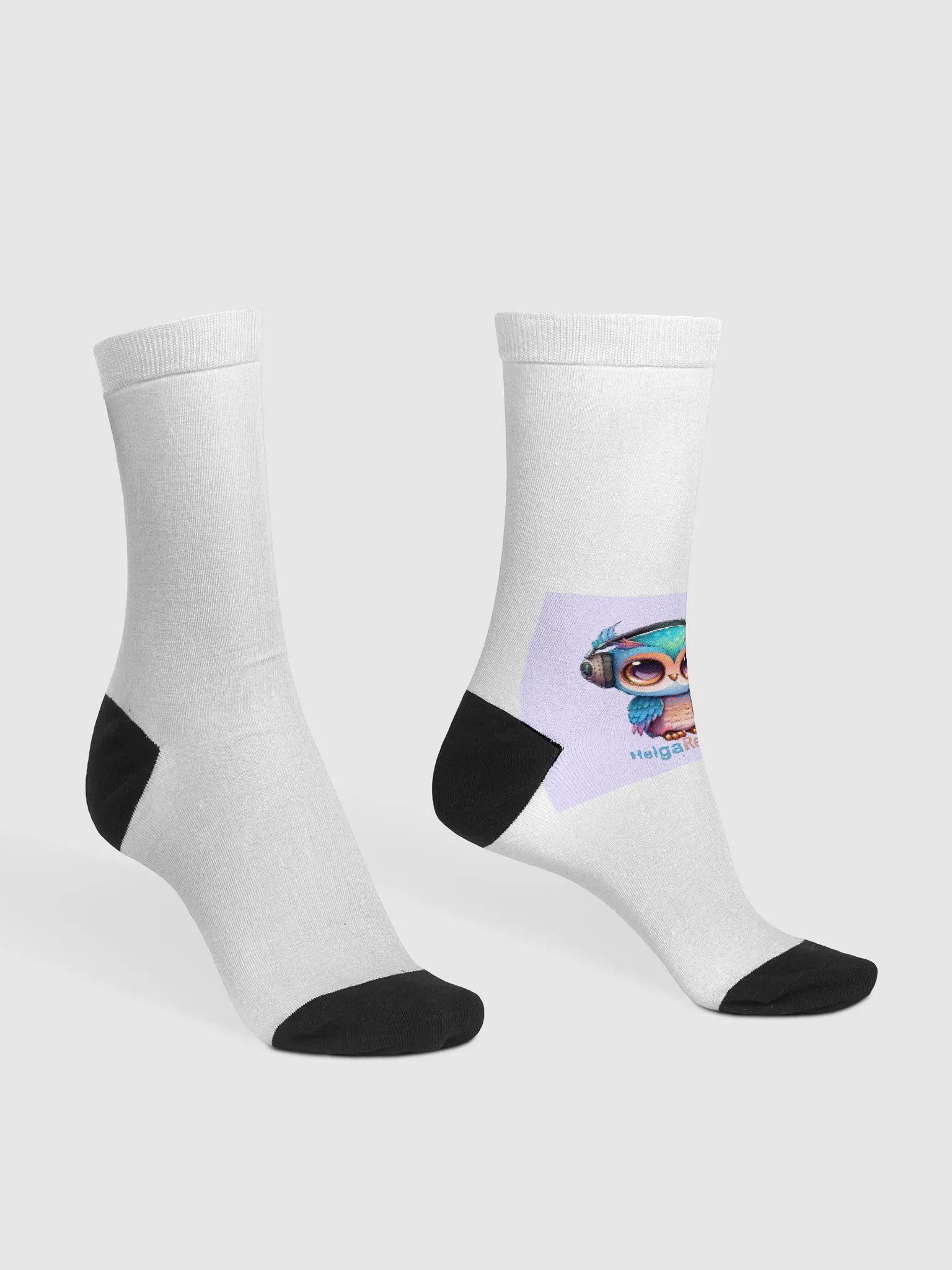 EcoChic Art Crew Socks product image (3)