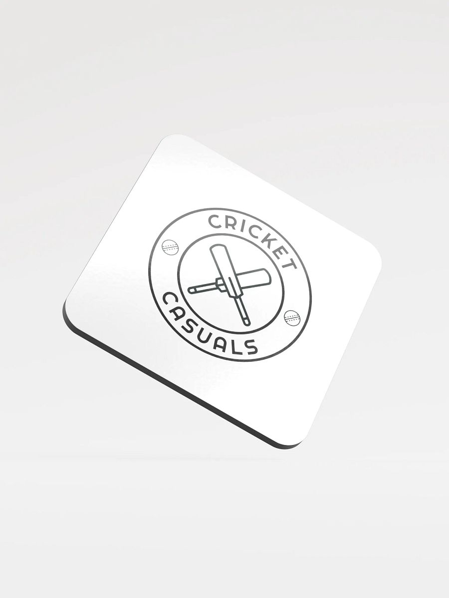 Cricket Casuals Coaster - White product image (1)