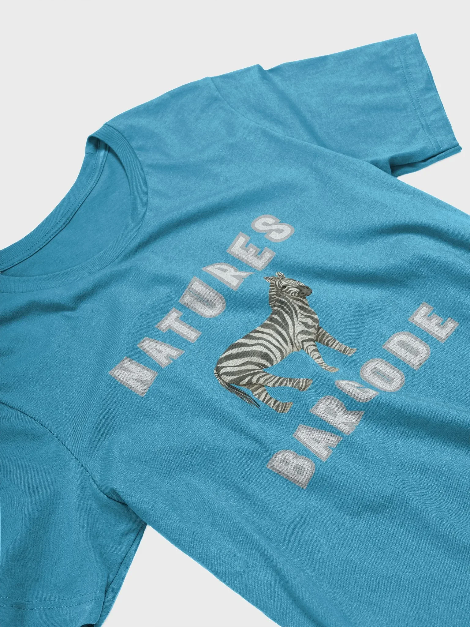 Nature's Barcode Zebra T-Shirt product image (27)