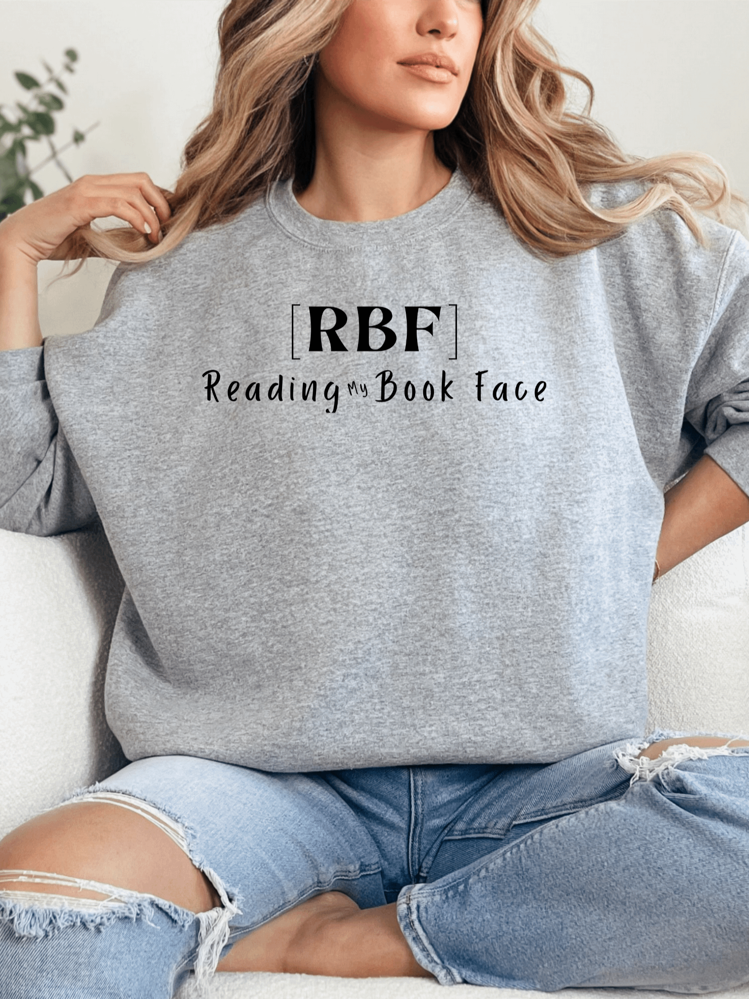 RBF Bookish Romance Reader Sweatshirt product image (1)