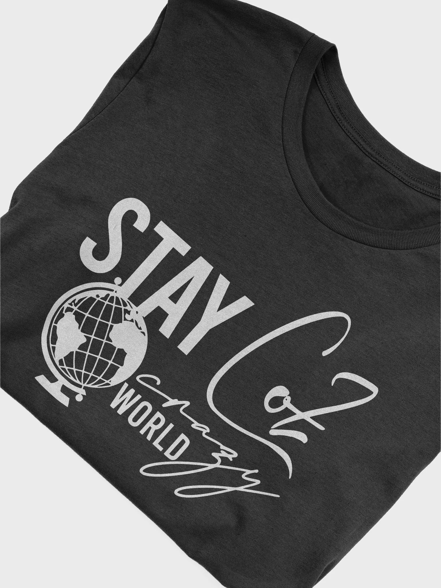 Stay CoZ Crazy World White Font product image (5)