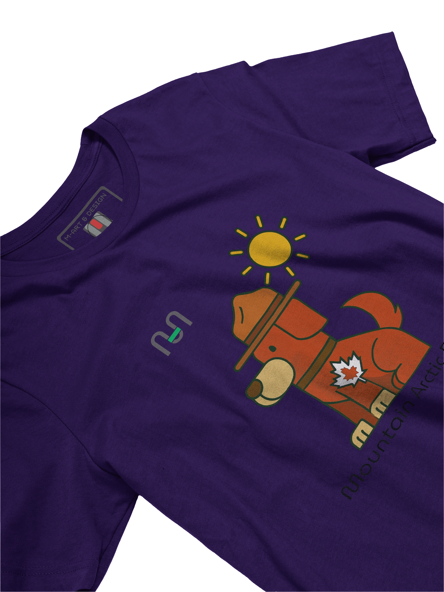 Mountain Actic Dog T-Shirt - M-Art & Design product image (2)