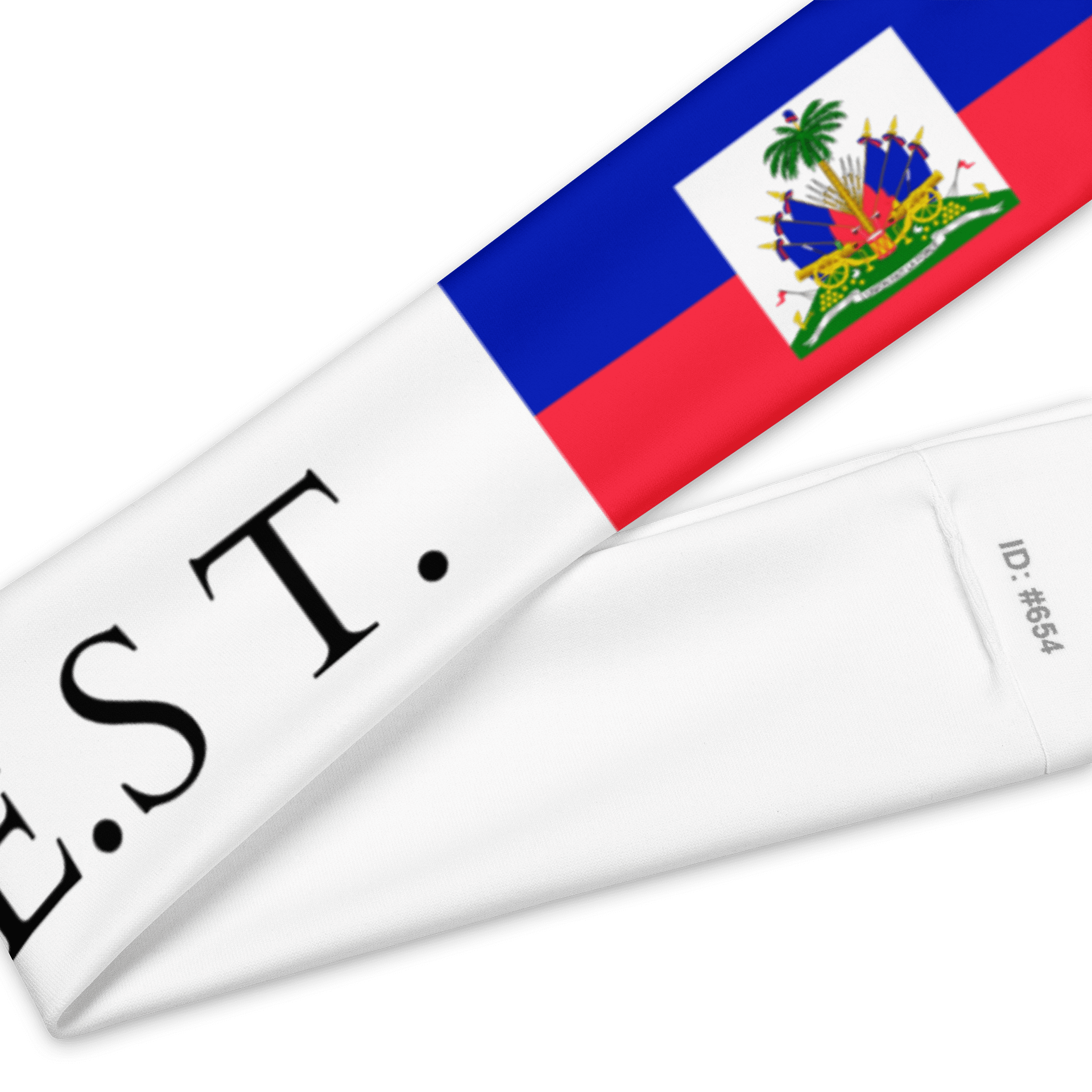 Haitian Flag All-Over Print Headband product image (3)