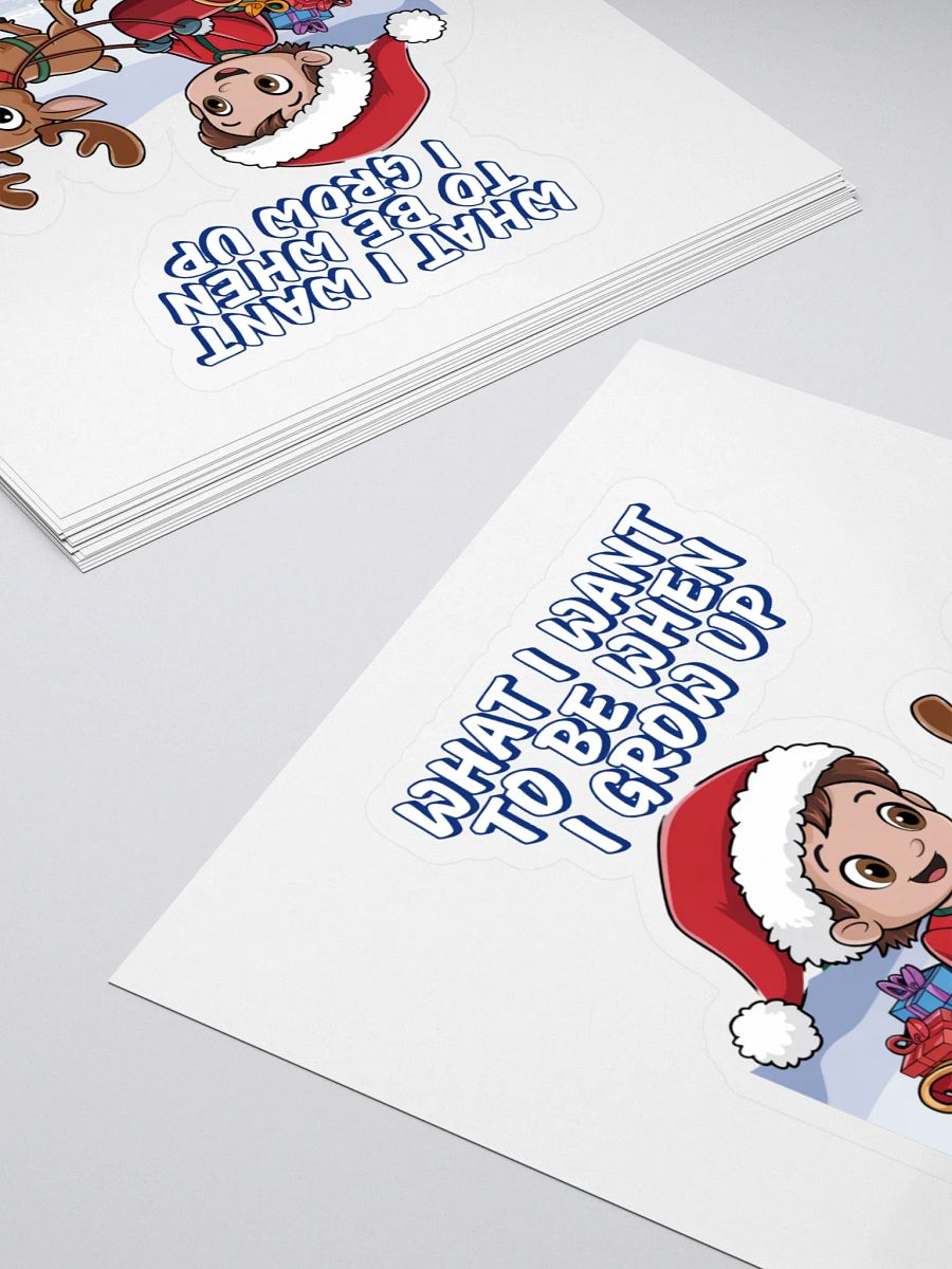 What I Want To Be When I Grow Up - Young Santa Sticker product image (4)