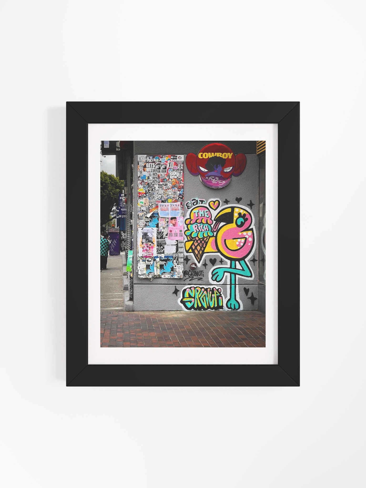 Eat the Rich Framed Mingo Poster product image (7)