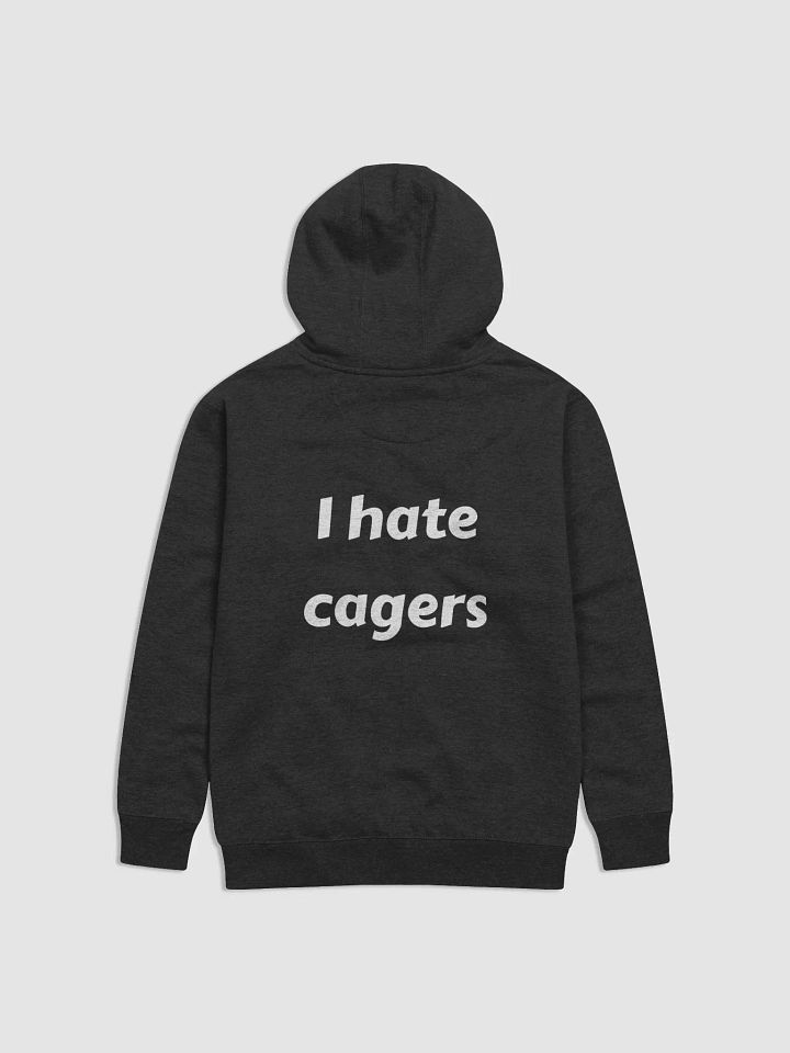 I Hate Cagers Hoodie Black product image (1)