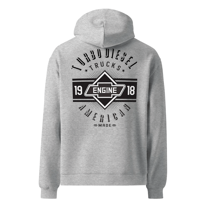 Turbo Diesel - Vintage Engine Graphic Oversized Hoodie product image (3)