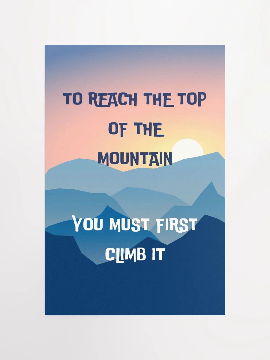 Top of the Mountain Sunset Poster product image (4)