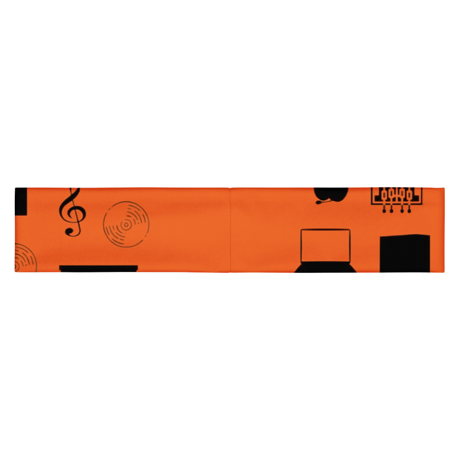 Orange Vlog Academy All-Over Print Headband product image (2)