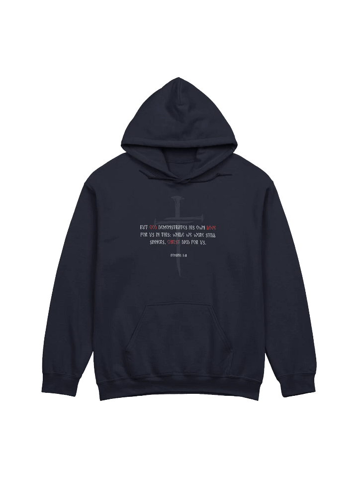 Crown of Thorns Around The Nails Cross Hoodie product image (37)