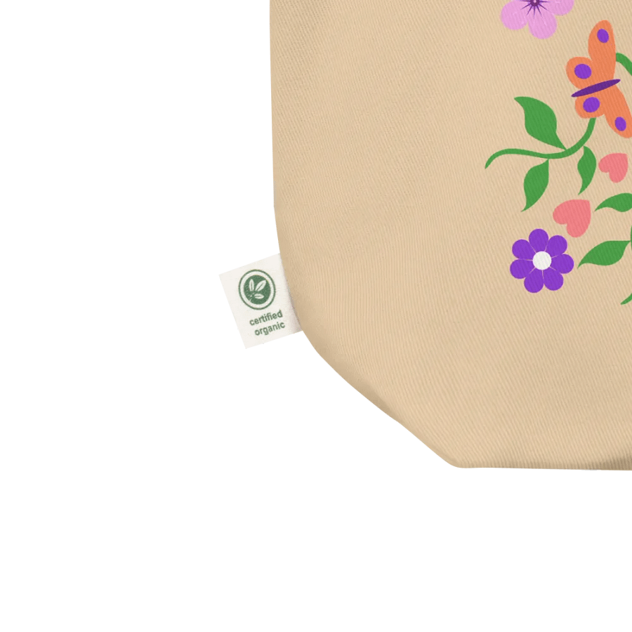 Flowers and Butterflies Summer Eco-Friendly Tote Bag product image (5)