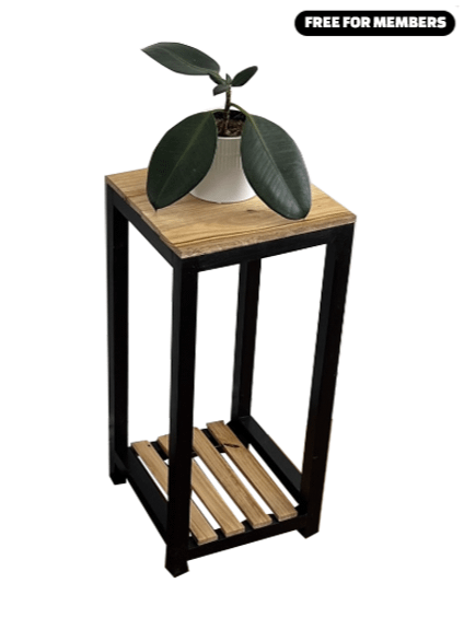 [Build Plans] Two Level 2x4 Industrial Plant Stand product image (1)