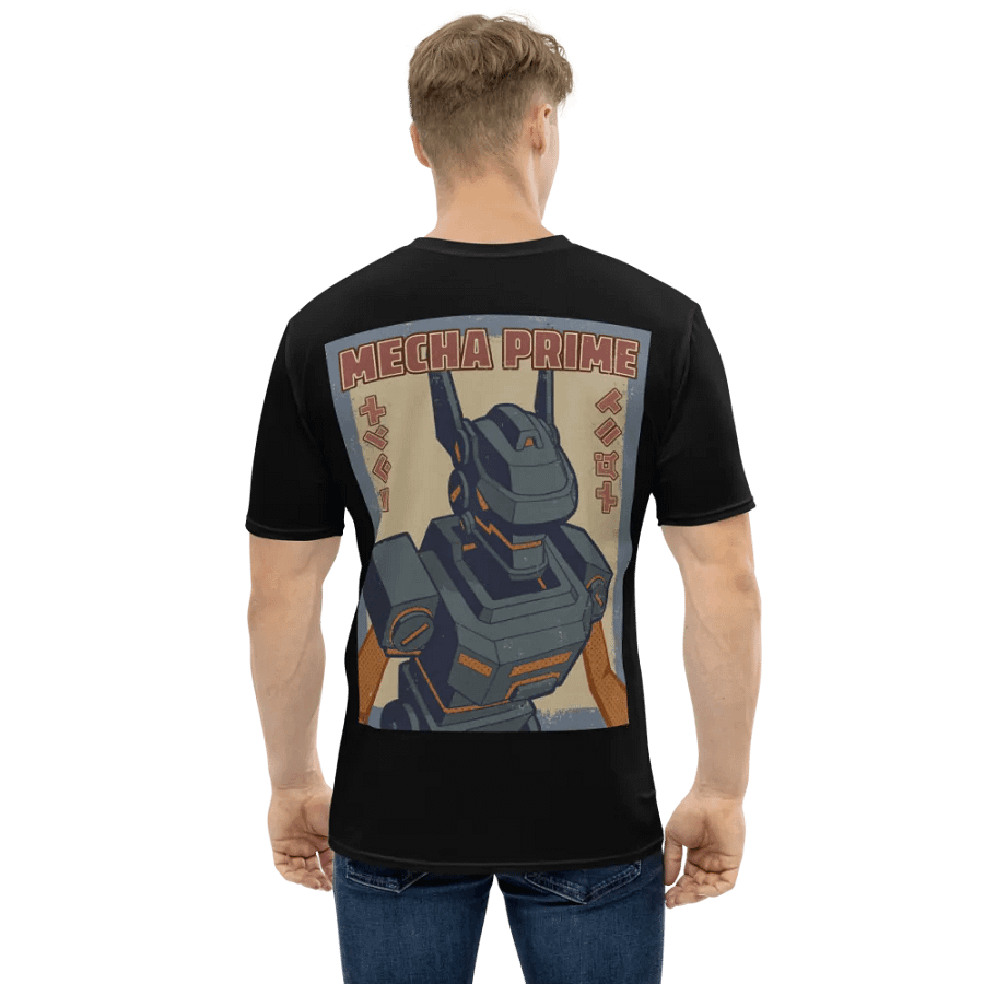 Mecha Prime Poster T-Shirt - Black product image (1)