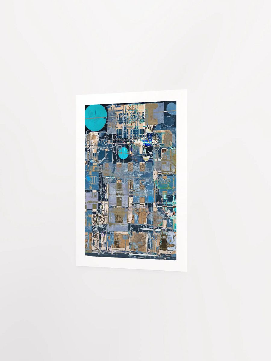 'Harmony in Hues' by Edward Martin : Abstract Geometric Poster product image (3)