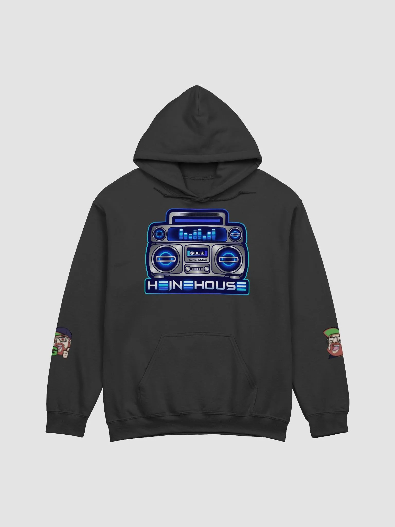 Pullover Unisex Hoodie - Thicc Emote & Logo product image (2)