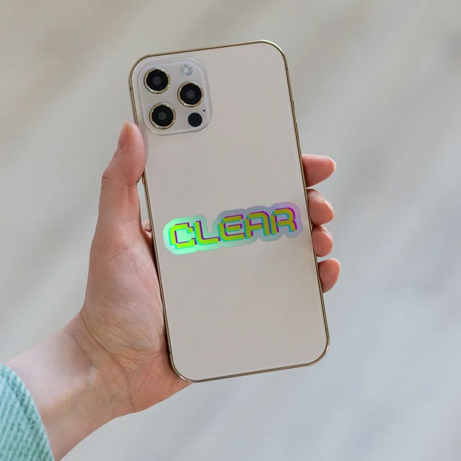 Clear Holographic Sticker product image (8)