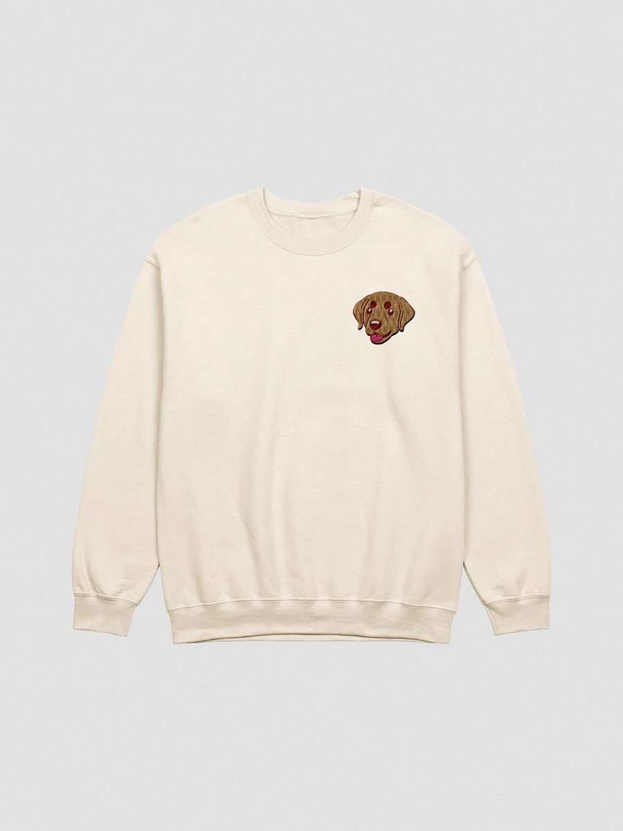 Happy Labrador retriever Pup Embroidered Crewneck product image (3)