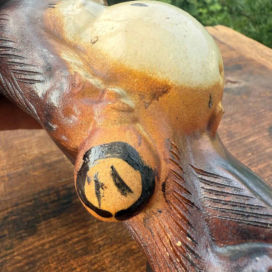 🎎 Vintage Japanese Tanuki Ceramic Figure – Late Showa Era – Japan Antique Roadshow product image (7)