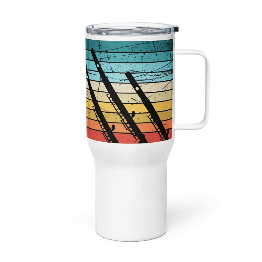 Abstract Flute Stainless Steel Travel Mug - Piccolo product image (3)