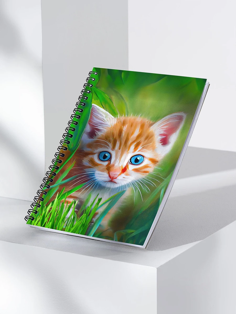 Bright Eyed Kitten - Ginger Cat Spiral Notebook product image (3)