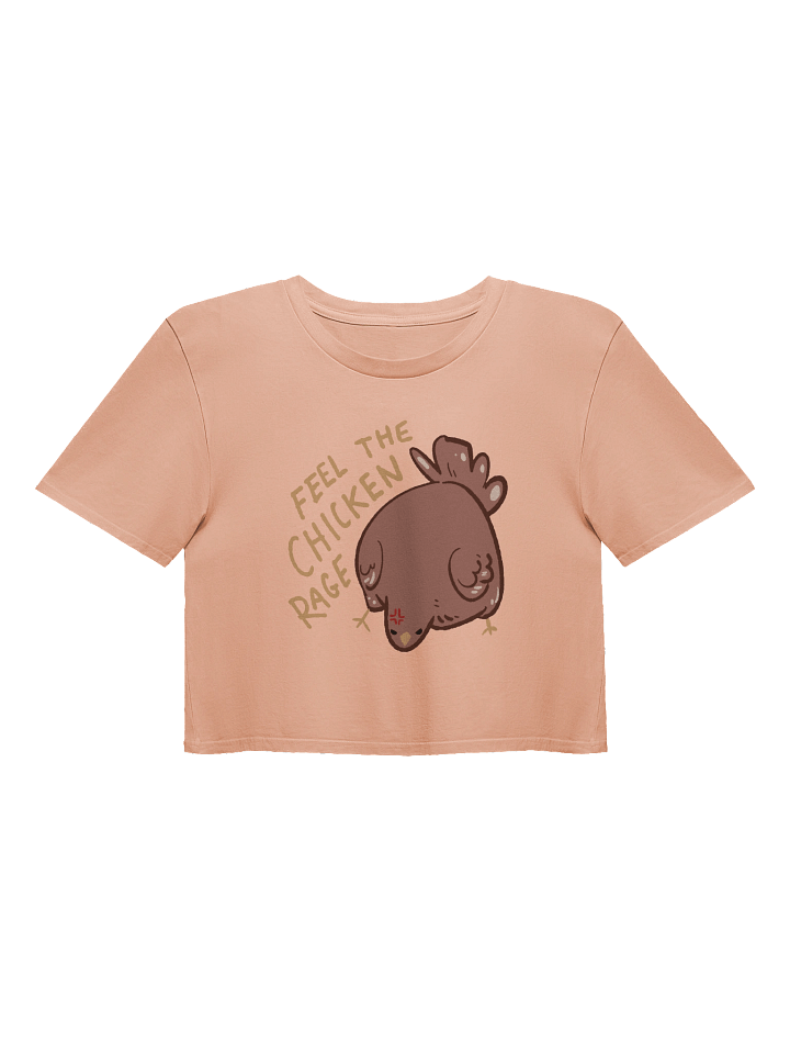 Nuna's chicken "Rage" crop top t-shirt product image (9)
