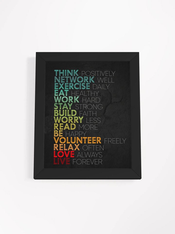 Words to Live By: The Power List Poster product image (4)