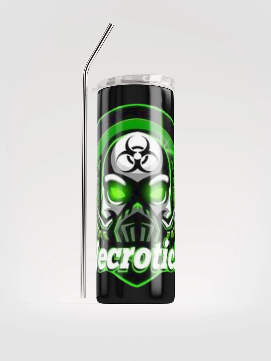 Necrotics Biohazard Skull Stainless Steel Tumbler product image (1)