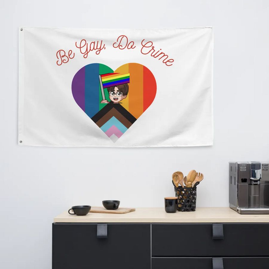 Be Gay, Do Crime Flag product image (6)