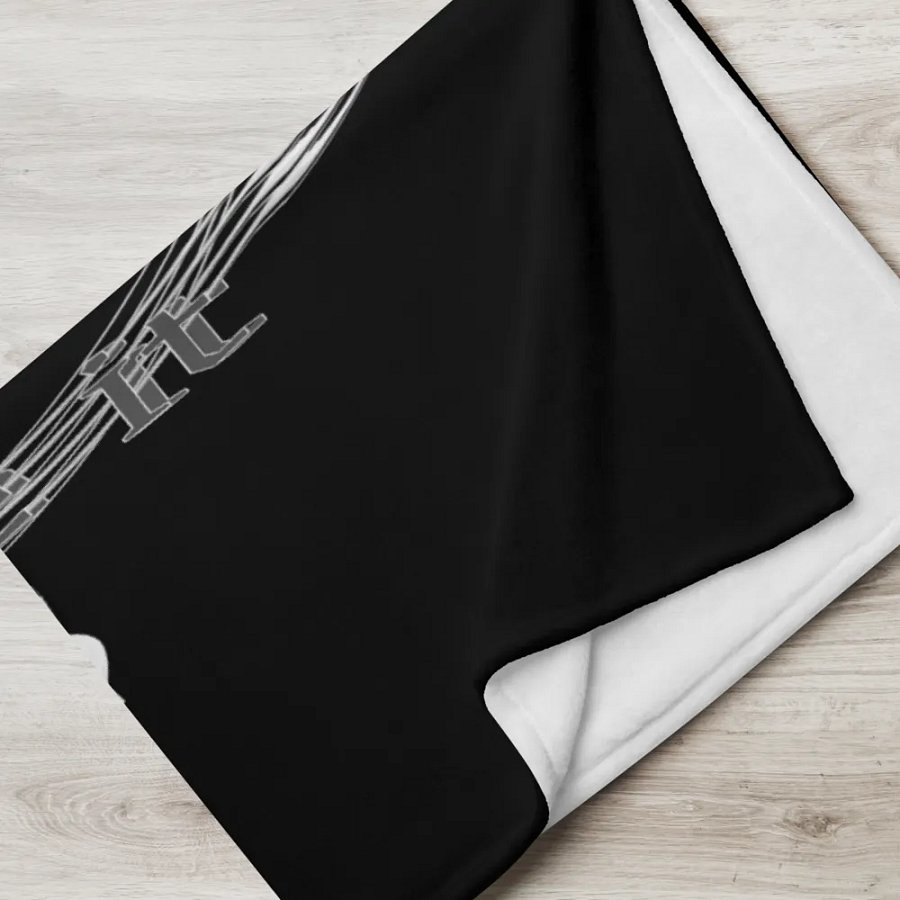 Money Won't create success. The freedom to make it will - Black - Throw Blanket product image (5)