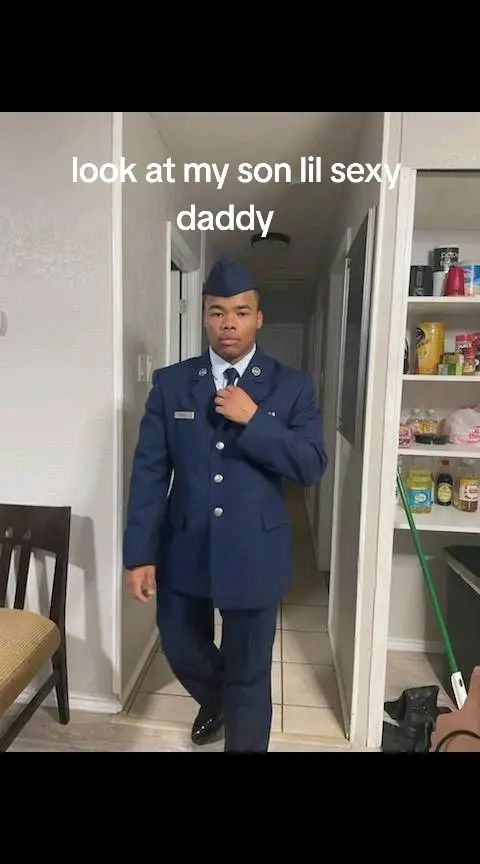 look my baby boi in his blues I told him chill my dress blues look better lmao he think he all that lmao I love My baby boy he making me proud #tik #greatviews #sup #militok #trending #supporteachother❤️ #viral #viral #fypシ #fypage 
