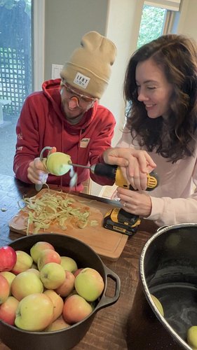 Any excuse to use a power tool

#harvesttime #homesteadlife #lifehack #timesaver