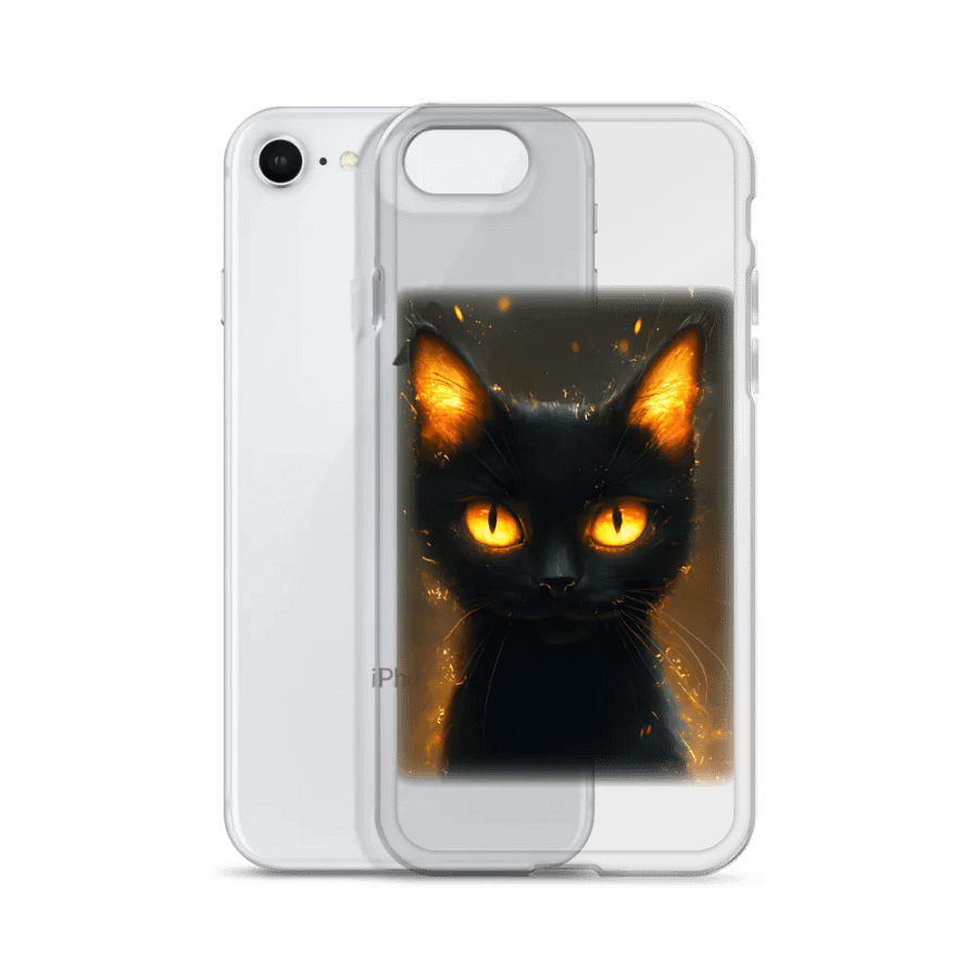 iPhone case with Fire Cat product image (4)