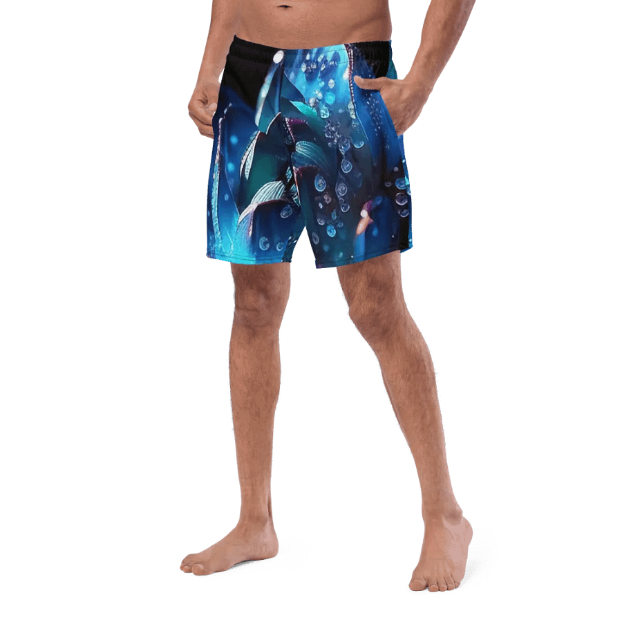 Kawaiikitten Exclusive Premium Mens' Dark Swim Trunks product image (4)