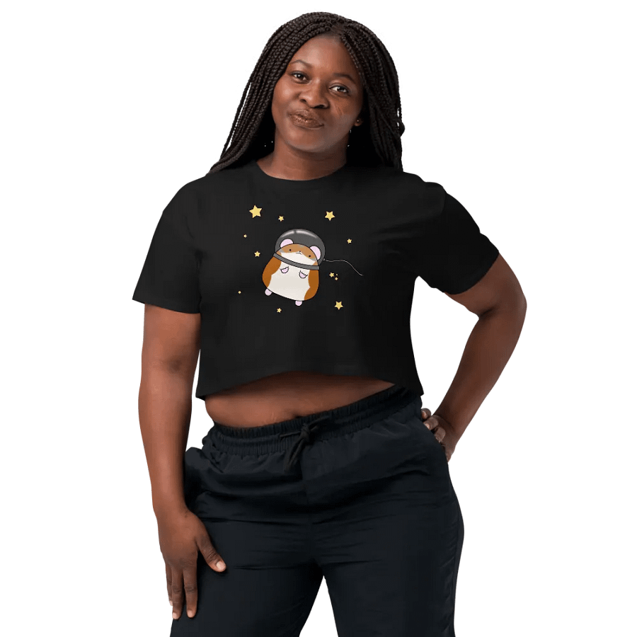 Space Hamster Premium Crop Tee product image (7)